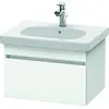 Image de Duravit DuraStyle meuble sous-lavabo mural 6383, 1 tiroir, 600mm, pour D-Code, DS638301818