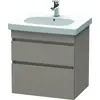 Image de Duravit DuraStyle meuble sous-lavabo suspendu 6483, 2 tiroirs, 600mm, pour D-Code, DS648304343