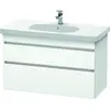 Image de Duravit DuraStyle meuble sous-lavabo suspendu 6485, 2 tiroirs, 1000mm, pour D-Code, DS648501818