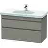Image de Duravit DuraStyle meuble sous-lavabo suspendu 6485, 2 tiroirs, 1000mm, pour D-Code, DS648504343
