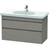 Image de Duravit Durastyle Meuble Sous-lavabo Suspendu 6485, 2 Tiroirs,
