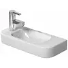 Image de Duravit - Happy D.2 - Lave-mains 50x22 Cm, Avec Un Trou Pour Robinetterie À Gauche, Blanc Alpin 0711500009