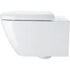 Image de Duravit - Wc Suspendu Happy D.2, Chasse D'Eau Basse, Sans Bord,