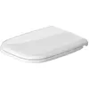 Image de Duravit D-Code Abattant WC Blanc, frein de chute 359x443x50 mm - 0067390099