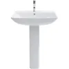 Image de Duravit - Me By Starck - Lavabo 65x49 Cm, Avec 1 Trou, Avec Wondergliss, Blanc Alpin 23356500001
