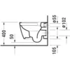 Image de Duravit - Cuvette Susependue 48 Cm Me By Starck Blanche