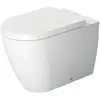 Image de Duravit - Me By Starck Wc Sur Pied, Back To Wall, Chasse D'Eau