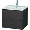 Image de Duravit - L-cube Meuble Sous-lavabo Suspendu, 2 Tiroirs, Largeur :