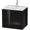 Image de Duravit - L-cube Meuble Sous-lavabo Suspendu, 2 Tiroirs, Largeur :