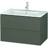 Image de Duravit L-Cube bâti-support lavabo suspendu, 2 tiroirs, 820x550x481mm, LC624109090