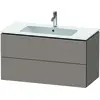 Image de Duravit L-Cube bâti-support lavabo suspendu, 2 tiroirs, 1020x550x481mm, LC624204343