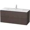 Image de Duravit - L-cube Meuble Sous-lavabo Suspendu, 2 Tiroirs, Largeur :
