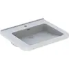 Image de Geberit lavabo Renova Comfort encastré avec trou pour robinetterie et cuvette 650x550mm blanc