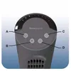 Image de Ventilateur Colonne Oscillant Honeywell Hyf1101e4 36w 3 Vitesses H80cm D24cm Noir