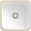 Image de Villeroy&Boch Evier, Evier de cuisine Cisterna 50 Blanc Alpin 445x445mm, Largeur meuble bas 50cm