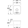 Image de Villeroy&boch - Evier 1 Bac Villeroy Et Boch Cisterna 45 Chromite Ceramicplus Avec Vidage Manuel