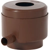 Image de GARANTIA Collecteur Filtrant Eco, brun - Filtre efficace pour eaux pluviales, compatible tuyaux 70-100 mm