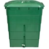 Image de Cuve à eau rectangulaire 300L verte - couvercle et robinet PE inclus