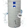 Image de Graf Otto Regentonne mit 300 L Fassungsvermögen, Regenspeicher in steingrau