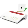 Image de Box FRITZ! 5590 Fiber XGS-PON routeur sans fil Gigabit Ethernet Bi-bande (2,4 GHz / 5 GHz) Blanc - Neuf