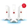 Image de Mesh Set FRITZ! 4200 3-pack Edition Inter Bi-bande (2,4 GHz / 5 GHz) Wi-Fi 6E (802.11ax) Rouge, Blanc 2x2/4x4 - Neuf