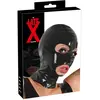 Image de Masque En Latex Late X Avec Ouvertures Pour Les Yeux Et La Bouche, Noir