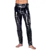 Image de Black Level - Pantalon Skinny Vinyle - Noir