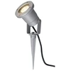 Image de SLV 227418 Nautilus Spike LED garden spotlight LED (monochrome), Energy-saving bulb, HV halogen GU10 35 W Silver-grey