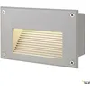 Image de SLV Brick 229702 Outdoor recessed light Built-in LED LED (monochrome) F (A - G) 1.4 W Silver-grey