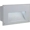 Image de Slv - Brick 229702 Luminaire Extérieur Encastrable Led Intégrée Led F (a - G) 1.4 W Gris-argent S44868