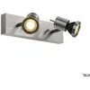 Image de SLV Asto Spot II 147442 Ceiling floodlight HV halogen GU10 150 W Aluminium (brushed)
