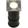 Image de SLV POWER TRAIL-LITE square edelstaal 1xLED 3000K 228342 Outdoor recessed light Built-in LED LED (monochrome) 1 W Silver-grey