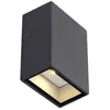 Image de SLV QUAD 1 Applique murale, carrée, anthracite, LED, 1x3W, blanc chaud Lampe d'extérieur