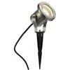 Image de SLV 229740 Nautilus Spike LED garden spotlight LED (monochrome), Energy-saving bulb, HV halogen GU10 35 W Stainless steel