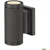 Image de Myra Up/Down Applique ronde 2xGU10 anthracite IP55