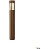 Image de lampadaire LED rond Slots 65 IP44 Ø9 cm 3000K blanc chaud rouille