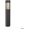 Image de lampadaire rond à LED Slots 45 IP44 Ø9 cm 3000K blanc chaud anthracite