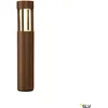 Image de lampadaire LED rond Slots 45 IP44 Ø9 cm 3000K blanc chaud rouille