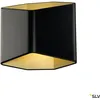 Image de Cariso LED Applique murale 16,4 cm noir/laiton dimmable