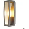 Image de Meridian Box Applique carrée plastique clair E27 anthracite