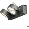 Image de KALU LED 2 applique et plafonnier, noir, 3000K, 60