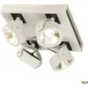 Image de KALU LED 4 Applique et plafonnier, square, blanc/noir, 3000K, 60
