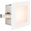Image de Frame Basic LED 230V encastré mural carré blanc 9x9 cm 2700K