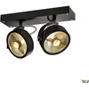 Image de Projecteur double moderne SLV Kalu, Variante : 280 x 180 x 90 mm, 2 x 75 W, noir