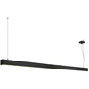 Image de Suspension Profilée Glenos 2m Noir Smd Led 103w 3000k - Slv - 1001406
