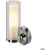 Image de Applique murale, WL 106 1-flamme E14 Lampe à miroir chromée Verre 26 cm