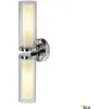 Image de Applique murale, WL 106 2 flammes E14 Lampe à miroir chromée Verre 26 cm