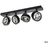 Image de KALU CW, applique et plafonnier d'intérieur, quad, QPAR111, noir, 4x75W