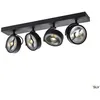 Image de Plafonnier Applique Kalu Intérieur Quadruple Noir Gu10/qpar111 4x75w Max - Slv - 1002023