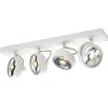 Image de KALU CW, applique et plafonnier d'intérieur, quad, QPAR111, blanc, 4x75W